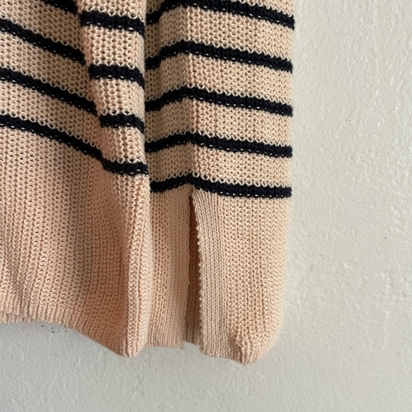 ☀️50% Off! Summer Sale☀️ J.CREW Loose Knit Striped Cotton Polo Sweater - Picture 7 of 7